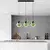 Opviq Luster Benek-20-14345, 70x20x120, IP20, Crno-zeleni