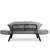 Atelier del Sofa Dvosed na razvlačenje Genzo 177x87x75cm Sivi
