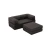 Atelier del Sofa Ugaona garnitura Comfort Mini, 190x95x75 cm, Antracit