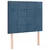 shumee Box spring postelja z vzmetnico temno moder 90x190 cm žamet