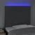 LED uzglavlje tamnosivo 90x5x118/128 cm od tkanine