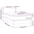 Vidaxl Box spring postelja z vzmetnico krem 100x200 cm blago