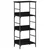 Polica Crni hrast 50 x 33 x 117,5 cm Konstruirano drvo