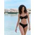 Mint Velvet Bikini hlačke črna