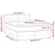 Vidaxl Box spring postelja z vzmetnico LED krem 140x200 cm blago