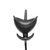 Master Series Ass Bound Anchor Inflatable Silicone Anal Plug Black