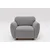 Atelier del Sofa Fotelja Eddy 86x86x90cm Svetlosiva