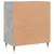 Komoda siva boja betona 60x35x70 cm od konstruiranog drva
