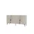 Hanah Home komoda Meyra 180, 180 cm, bela / travertin / srebrna