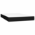 Krevet box spring s madracem LED crni 120 x 200 cm od tkanine