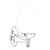Lessentiel Maison Spoljna zidna lampa BAP-68204-BSY-M1, 35 cm, E27, 40W, IP65, Crna