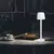 LED Prigušiva punjiva stona lampa LED/3W/5V 3000K bela