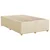 vidaXL vidaXL Box spring postelja z vzmetnico krem 120x190 cm blago, (21304599)