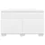 Vidaxl Box spring postelja z vzmetnico bel 120x190 cm umetno usnje