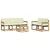 Set vanjskih sofa s jastukom 6 pcs Bijela i krem