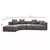 Atelier del Sofa Ugaona garnitura Gondol 105x70x105cm Siva