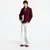 Mikina FRED PERRY Half Zip Sweatshirt Oxblood M