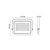 PROSTO LED reflektor 50W, LRFK02W-50/WH