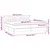 Vidaxl Box spring postelja z vzmetnico LED temno modra 200x200cm žamet