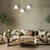 Luster na sajli STUDIO 3xE27/60W/230V