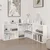 Hanah Home polica za knjige Adel Corner Set 1, 120×120 cm, bela