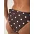 Next Bikini hlačke temno rjava/bela