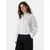 Srajca Calvin Klein Jeans Solid Boxy Cropped Shirt White S