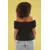 Trendyol Curve Ženska bluza Tbbss25Af00031, Crna