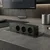 slomart Vgradno pohištveno vtičnico PLASTROL, 3xSchuko + USB-A + USB-C, Črna