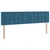 Krevet s od storage Tamno plava 180 x 200 cm Baršun