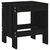 Vrtni stolci 2 kom crni 40 x 36 x 45 cm od masivne borovine