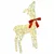 Obitelj jelena 3 pcs Topla bijela 67 x 26 x 127 cm PET