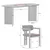 HANAH HOME Set Trpezarijski sto i 6 stolica Meridia 6 Milano Walnut Dark Walnut Brown