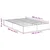 Otomanski krevet s pohranom Staro drvo 203 x 140 x 25 cm