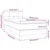 Vidaxl Box spring postelja z vzmetnico LED črna 90x190 cm blago