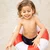 Swim Essentials Šlauf za decu, 55cm, Crveno-beli