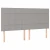 Krevet box spring s madracem svjetlosiva 160x200 cm tkanina