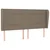 Vidaxl Box spring postelja z vzmetnico taupe 160x200 cm blago