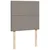 Vidaxl Box spring postelja z vzmetnico taupe 100x200 cm blago