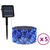 Solarna vilinska svjetla 5 kom 5 x 200 LED plava