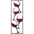 Wallity Zidna dekoracija Wine-1, 32x5x90 cm, Crna