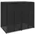 Kutija za smeće 2 pcs Crna 130 x 80 x 115 cm Polietilen