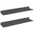 Lebdeća polica Zidne 2 pcs Antracit 40 x 8,5 x 2,5 cm Čelik