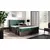 Boxspring postelja Wood 9 - 200x200 cm - temni hrast