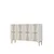 Hanah Home komoda Slim 120, 120 cm, bela / travertin