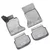 3D Patosnice BMW 5 (F10), 2010-2013, sedan, set 4 kom.