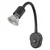 Osram - Fleksibilna zidna lampa PLUG TUBE FLEX 1xGU10/5W/230V crna