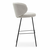Bež barski stoli v kompletu 2 ks (višina sedeža 65 cm) Rush – Marckeric