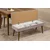 HANAH HOME Vina 02 0701 Walnut Grey Produživi trpezarijski sto, stolice i konzola (5 komada))
