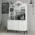 HANAH HOME Lyon 120 White Black komoda